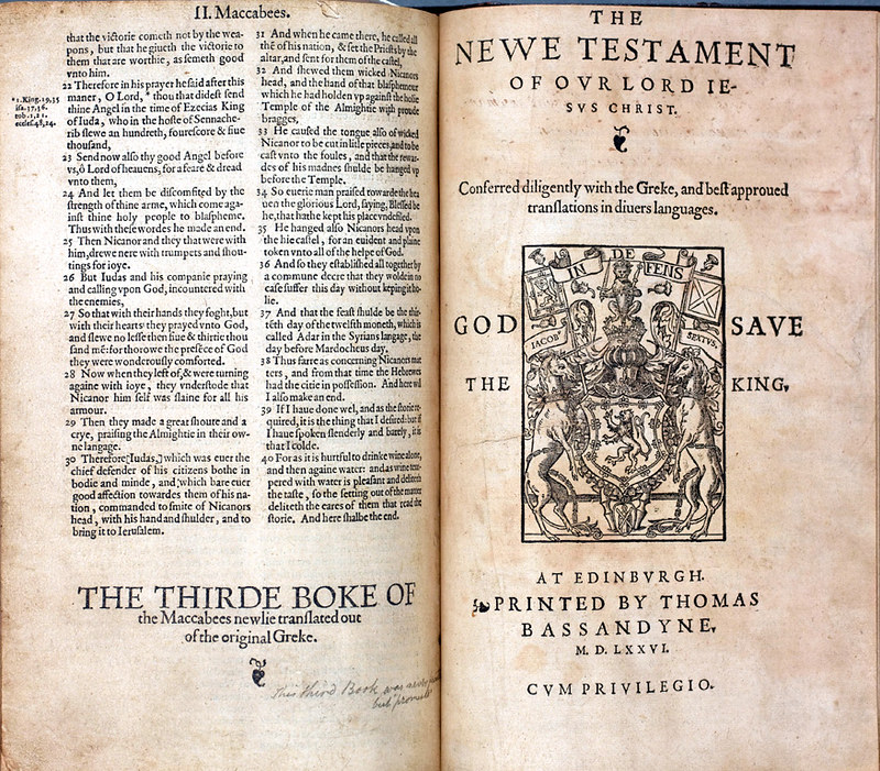 The Bible and Holy Scriptures conteined in the Olde and Ne…